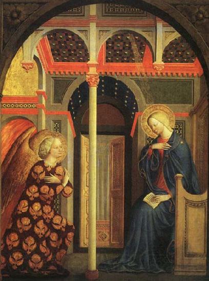 MASOLINO da Panicale The Annunciation, National Gallery of Art Spain oil painting art